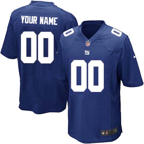 Nike New York Giants Customized Royal Blue Stitched Youth NFL Jersey